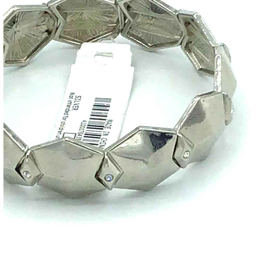 Charming‎ Charlie Silver Rhinestone StretchBracelet